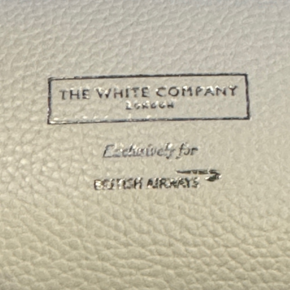 The White Company Textured White Cosmetic Bag - Picture 2 of 5